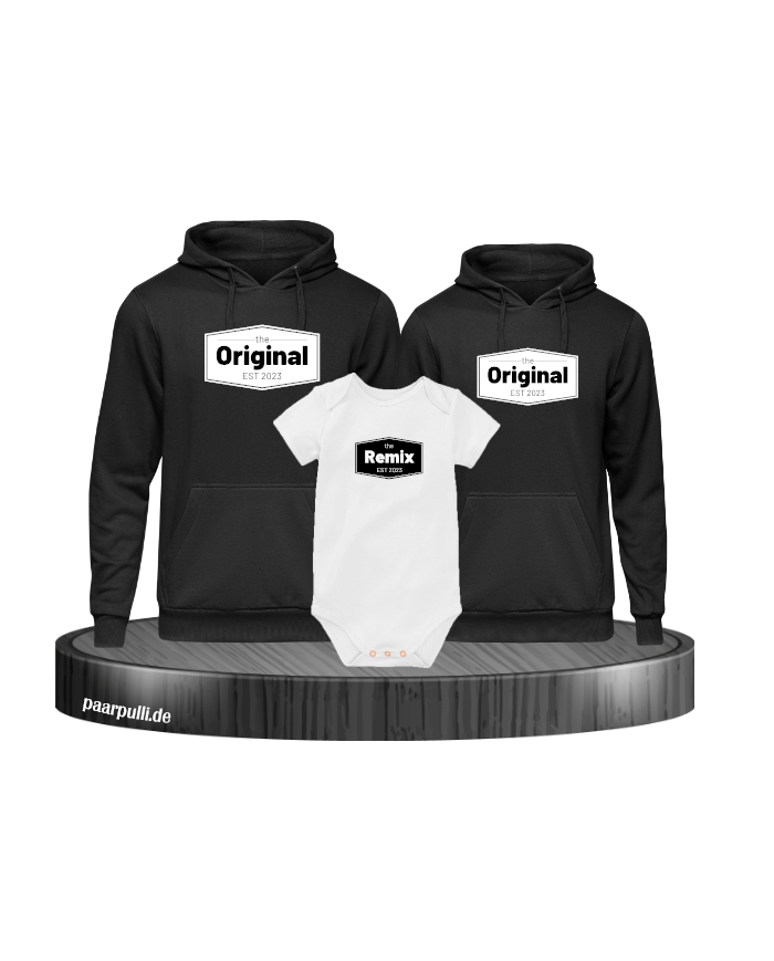 The Original The Remix mit Wunschdatum schwarz-weiß