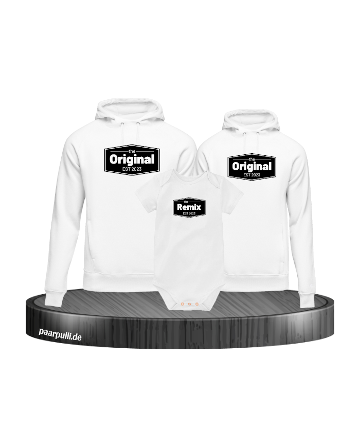 The Original The Remix mit Wunschdatum weiß