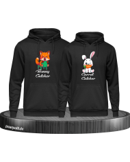 Bunny and Carrot Catcher schwarz