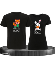 Bunny and Carrot Catcher T-Shirt Set