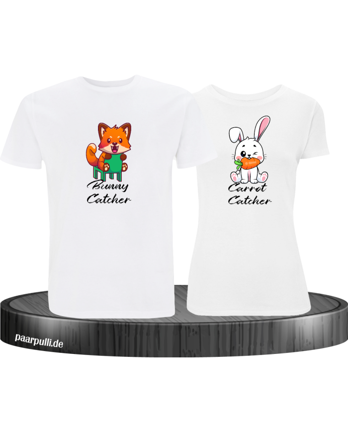 Bunny and Carrot Catcher weiß
