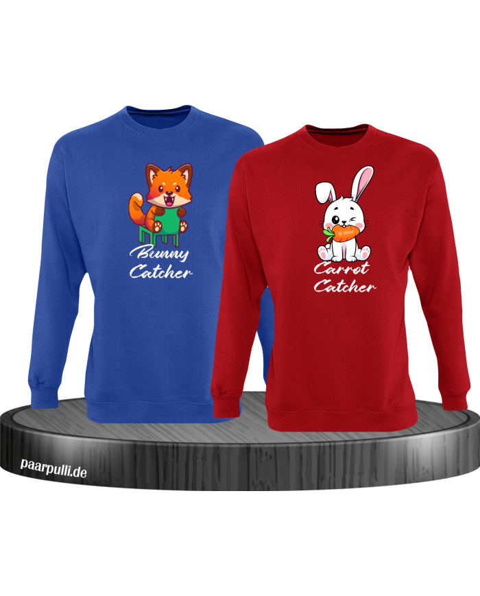 Bunny and Carrot Catcher blau-rot