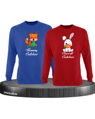 Bunny and Carrot Catcher blau-rot