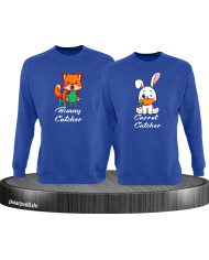 Bunny and Carrot Catcher blau
