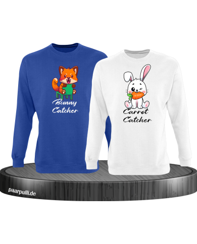 Bunny and Carrot Catcher blau-weiß Bunny and Carrot Catcher blau-weiß