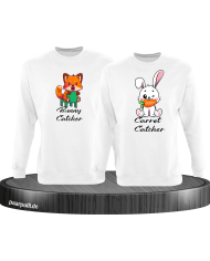 Bunny and Carrot Catcher weiß
