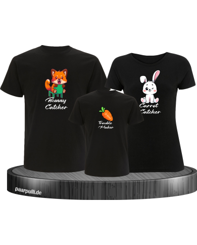 Bunny and Carrot Catcher Troublemaker schwarz