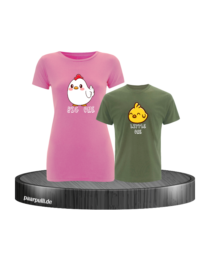 Big One Little One rosa-khaki