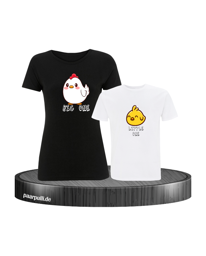 Big One Little One schwarz-weiß