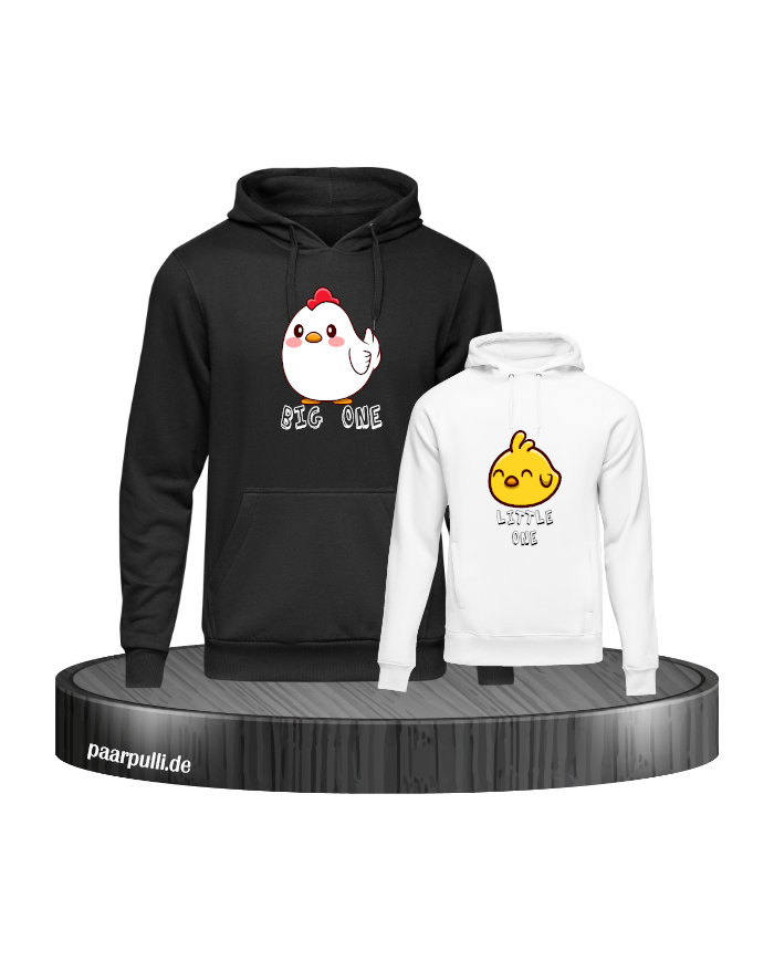 Big One Little One schwarz-weiß