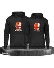 Mr Salmon and Mrs Rice schwarz