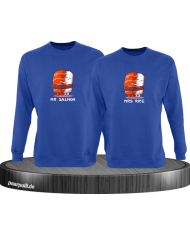 Mr Salmon and Mrs Rice blau