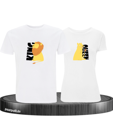 King Queen Löwen Set weiß King Queen Löwen Set weiß