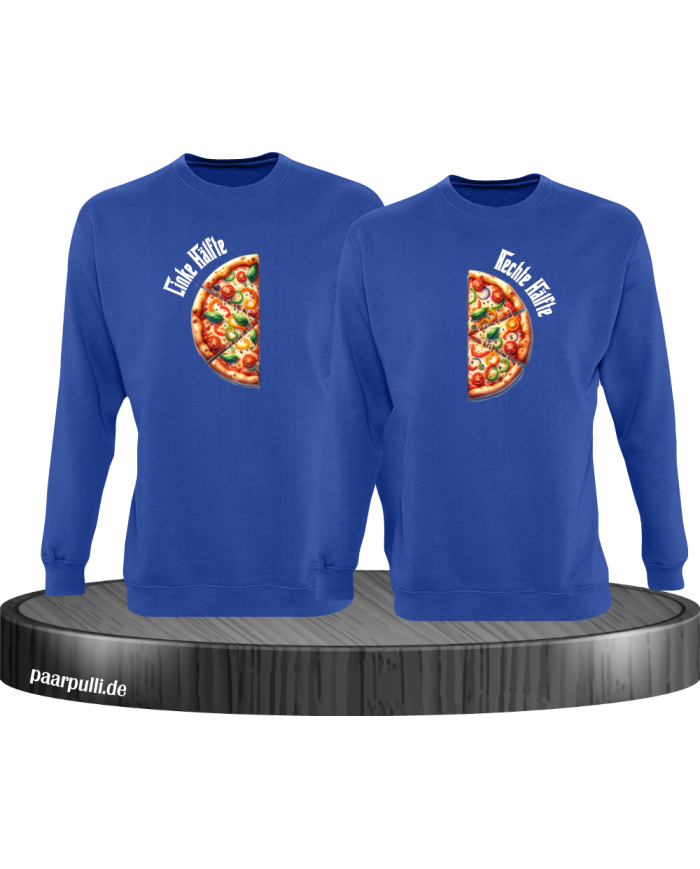 Pizza-Hälften Set blau