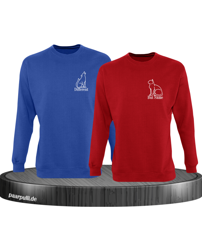 Different but same Set blau-rot