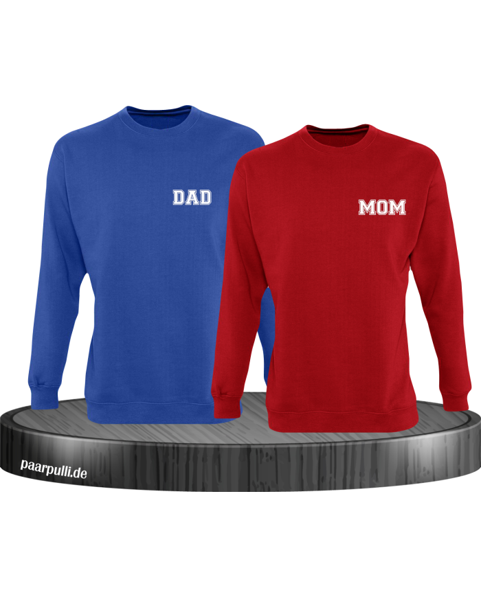 Mom Dad Set blau-rot