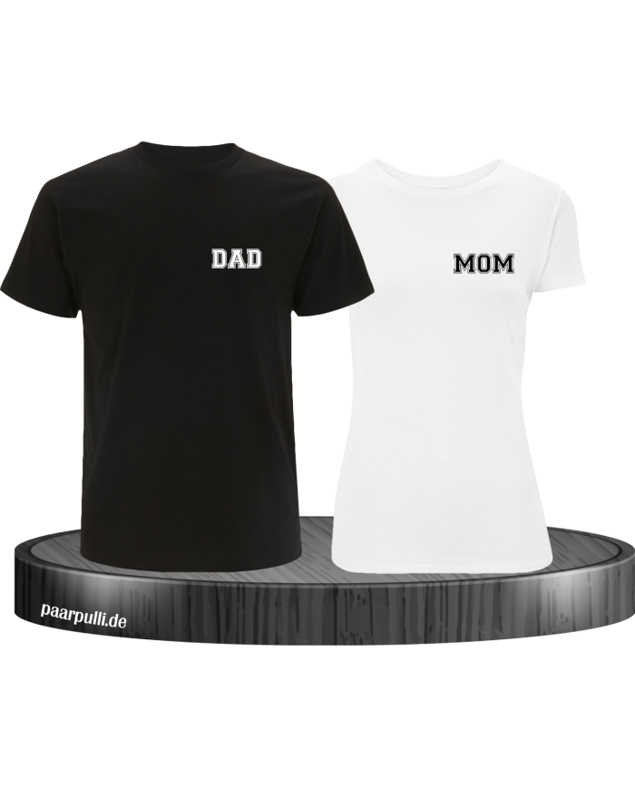 Mom Dad Set schwarz-weiß