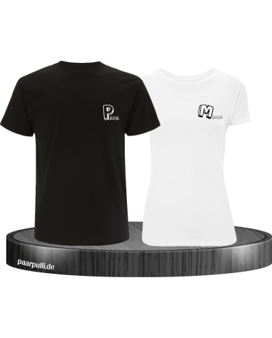 Mama Papa Set schwarz-weiß Mama Papa Set schwarz-weiß