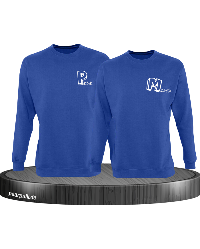 Mama Papa Set blau