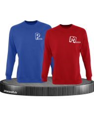 Mama Papa Set blau-rot