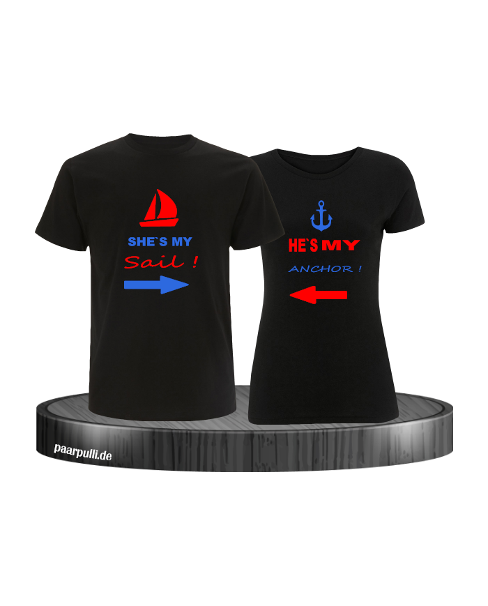 2er Pärchen-Set  Anker und Seil