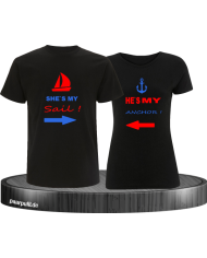 2er Pärchen-Set  Anker und Seil