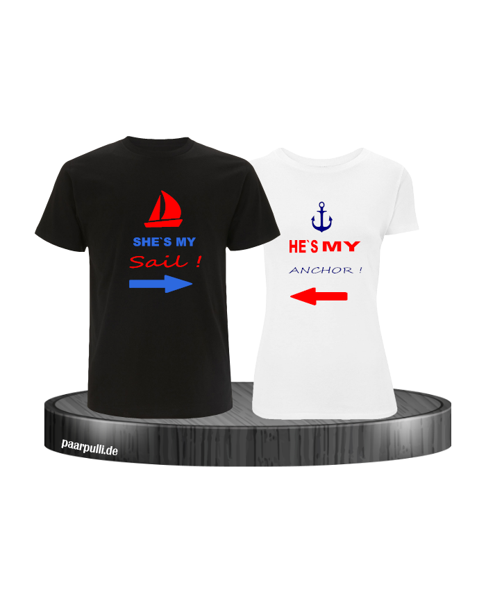 2er Pärchen-Set  Anker und Seil