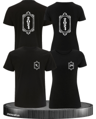 Vintage Wunschjahr mit Initialien T-Shirt Set