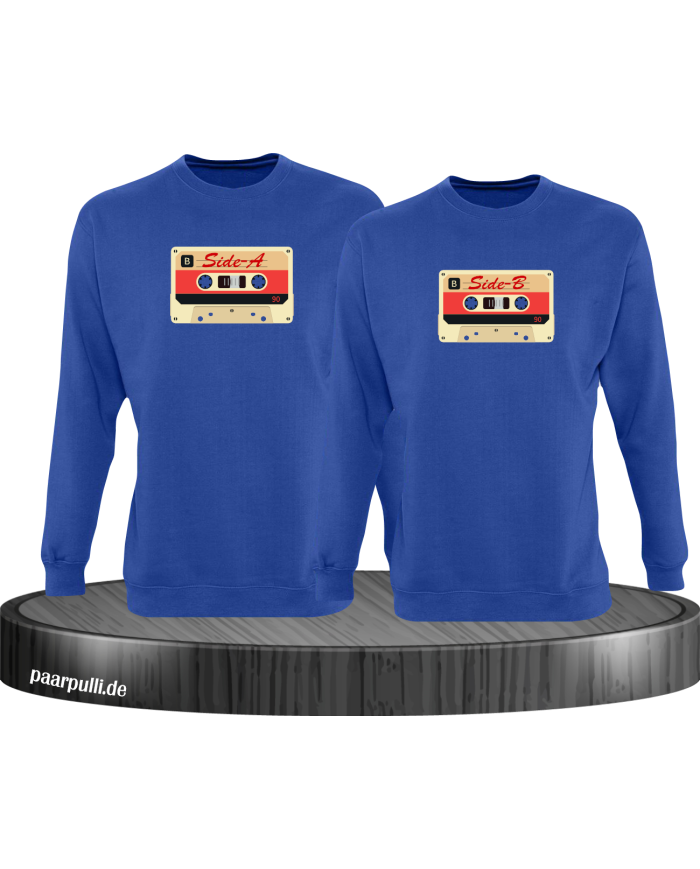 Retro Kassetten Set blau