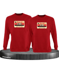 Retro Kassetten Set rot