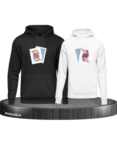 King Queen Poker schwarz-weiß King Queen Poker schwarz-weiß