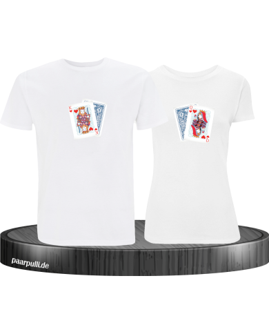 King Queen Poker Set weiß King Queen Poker Set weiß