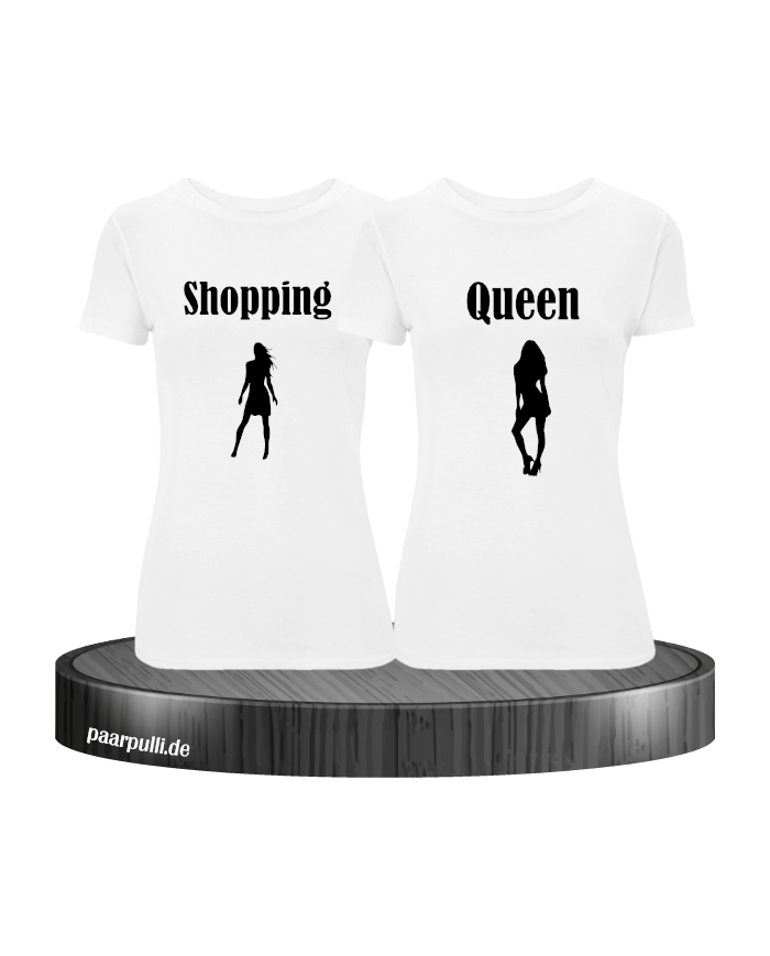 Shopping Queen Partnerlook T-Shirts weiß