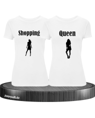 Shopping Queen Partnerlook T-Shirts weiß