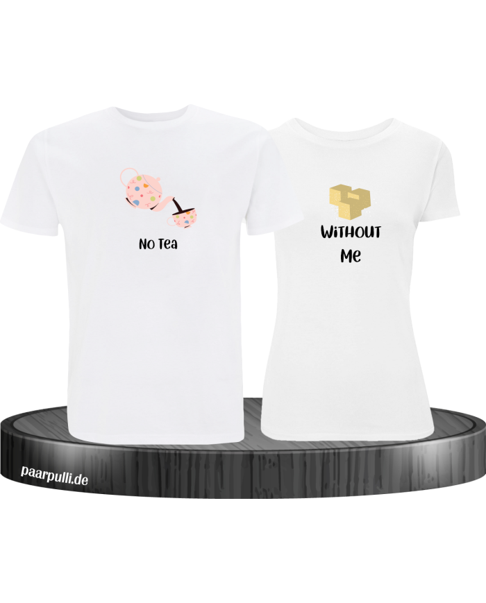 No Tea Without Me Set weiß