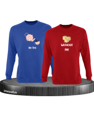 No Tea Without Me Set blau-rot