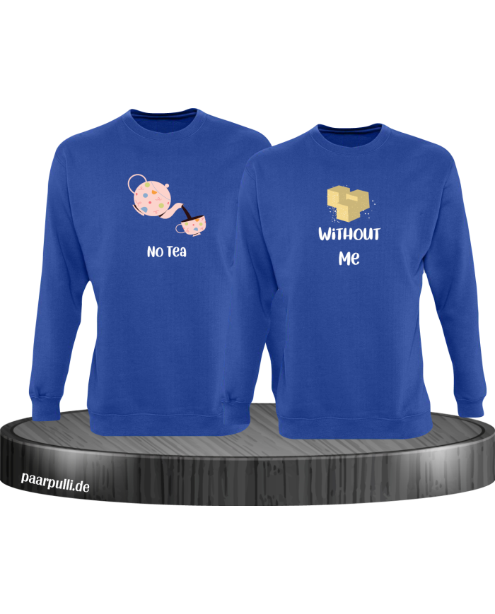 No Tea Without Me Set blau