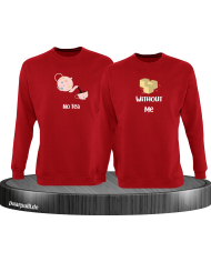 No Tea Without Me Set rot