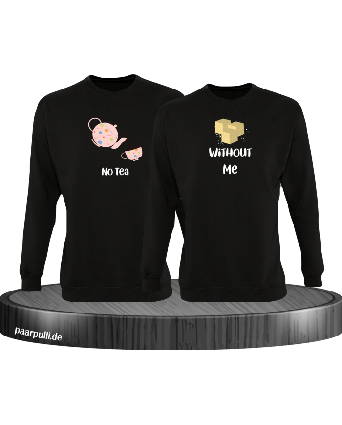 No Tea Without Me Set schwarz