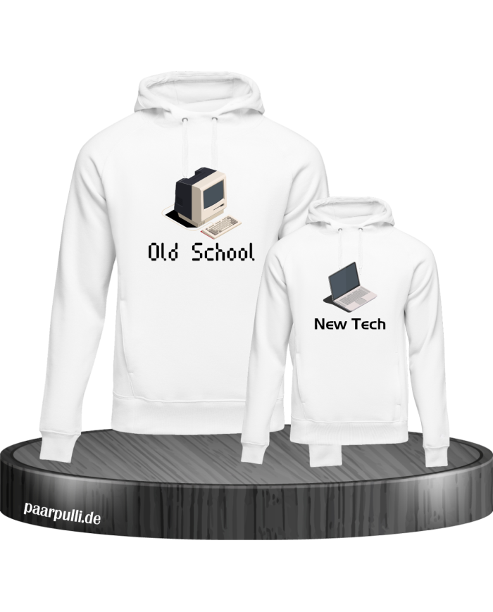 Old School New Tech Set weiß