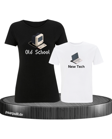 Old School New Tech Set schwarz-weiß Old School New Tech Set schwarz-weiß