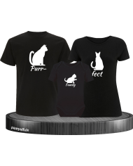 Purrfect Family 3er Set schwarz