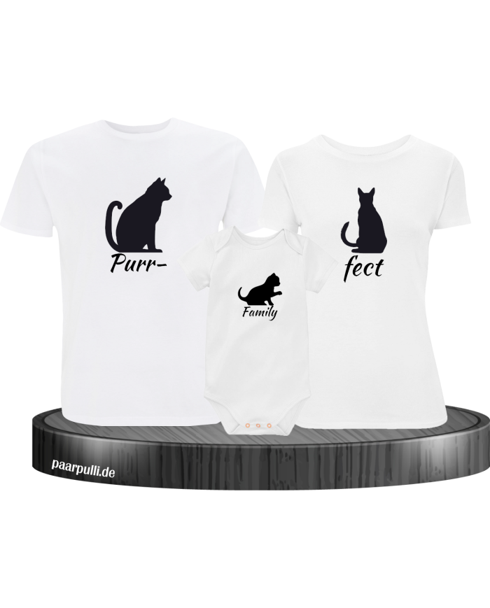 Purrfect Family 3er Set weiß