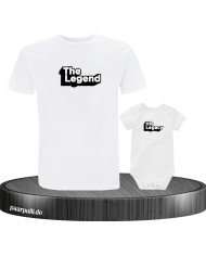 The Legend & His Legacy Vater und Baby Shirt Set