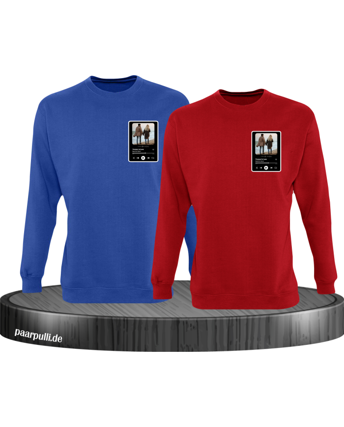 Songcover Personalisierbar Sweatshirt Set
