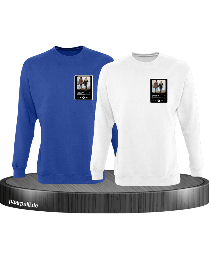 Songcover Personalisierbar Sweatshirt Set