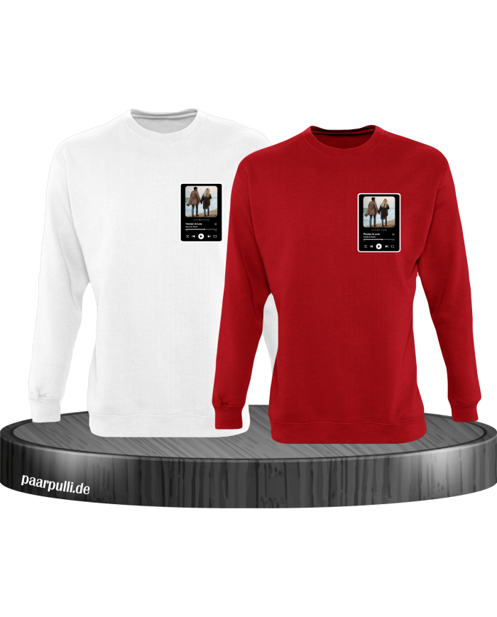 Songcover Personalisierbar Sweatshirt Set
