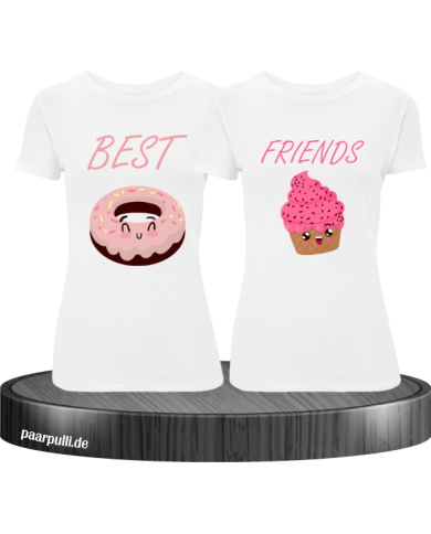 Donut & Cupcake - Best Friends T-Shirt Set