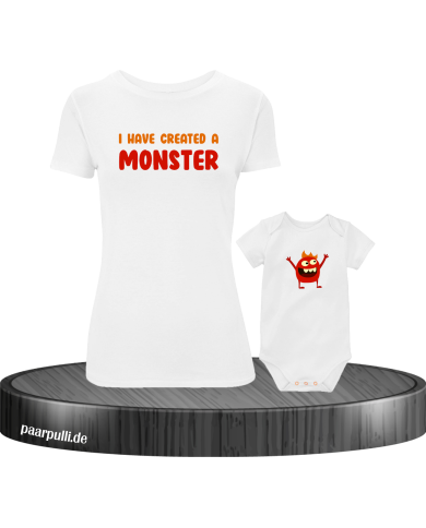 I've created a monster Set weiß I've created a monster Set weiß