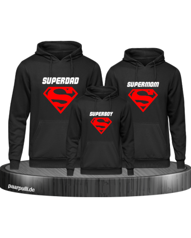 Superfamilie Hoodie schwarz Superfamilie Hoodie schwarz